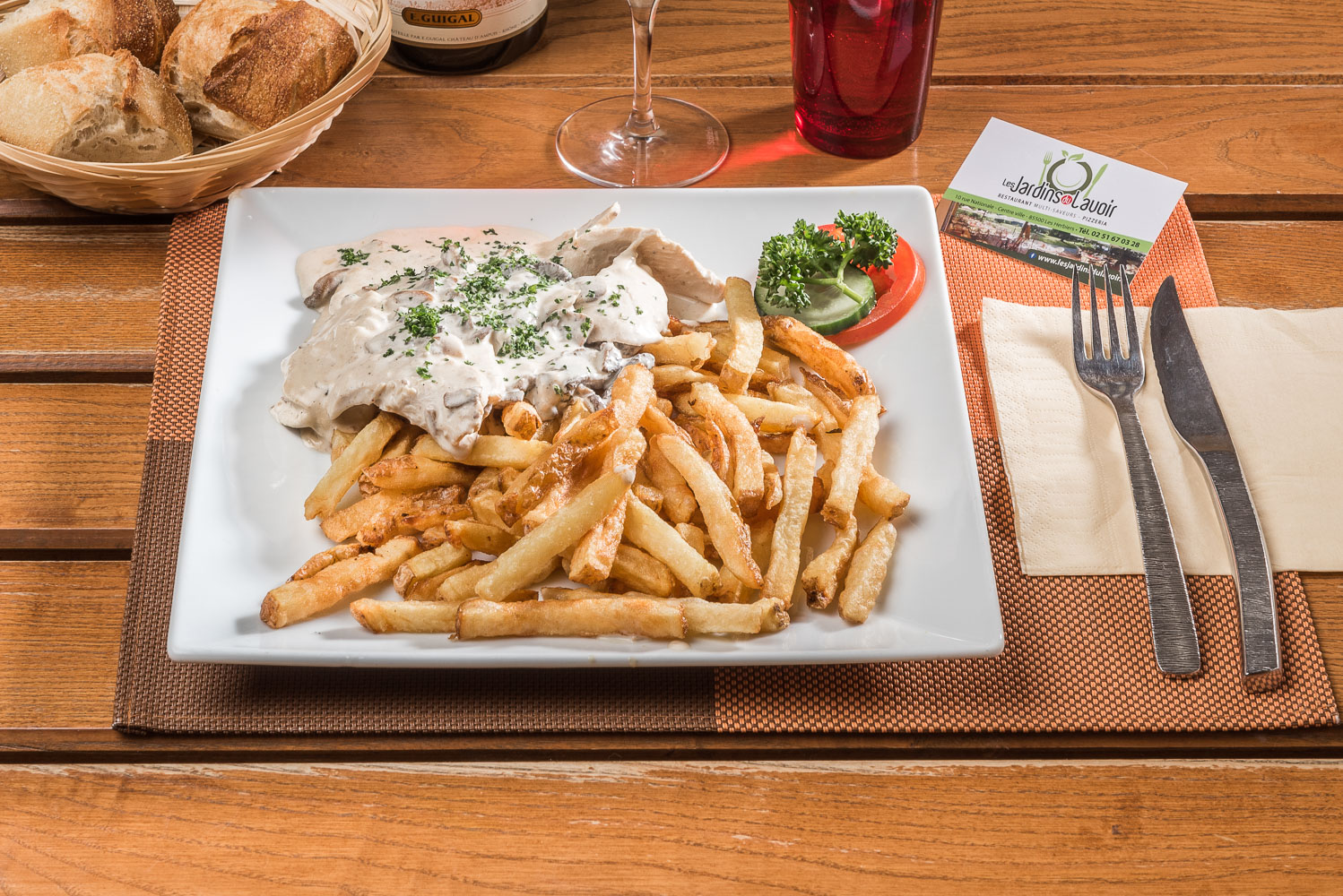 Forestière frite maison