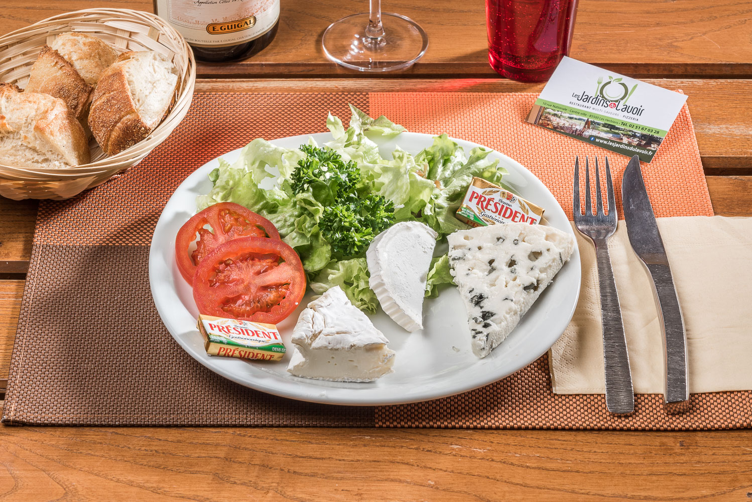 Assiette de fromages